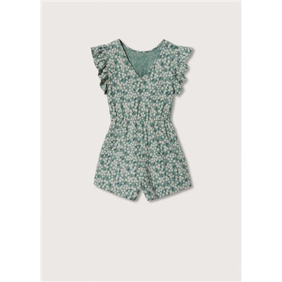 Mono corto flores -  Niña | MANGO OUTLET España