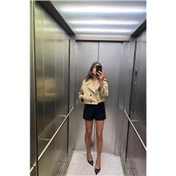 SHORT TRENCH COAT JACKET