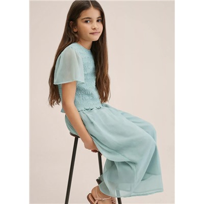 Pantalón palazzo fluido -  Niña | MANGO OUTLET España