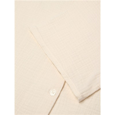 Комплект домашний женский (рубашка, шорты) KAFTAN Basic размер 44-46, молочный