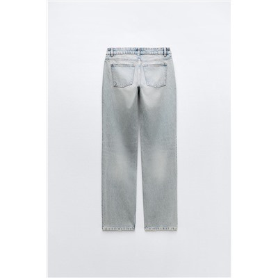 JEANS TRF RECTOS TIRO BAJO