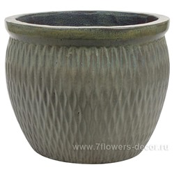 Кашпо Nobilis Marco "Ivory Ribs Jar" (керамика), D64хН53 см