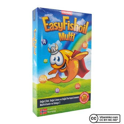 EasyVit EasyFishoil Multi + Omega 3 30 Жевательная форма