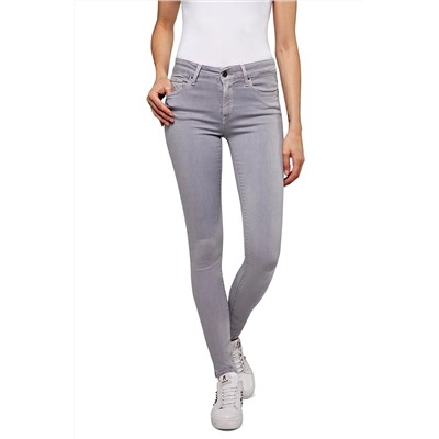 Vaquero skinny fit New Luz - Gris