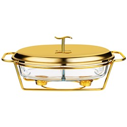 МАРМИТ AGNESS  ОВАЛЬНЫЙ 2 ОТСЕКА GOLD 2,6L