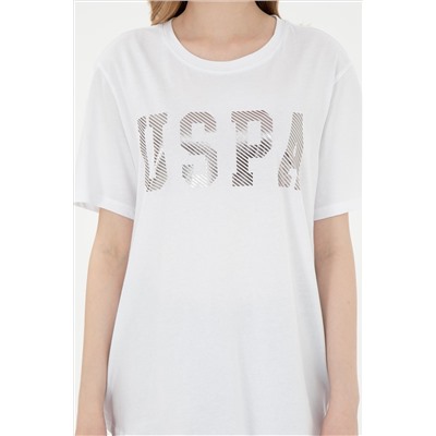 Женщина White Basic T -Fish Surprise Discount в корзине