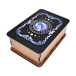 SHK001-029 Шкатулка для гадальных карт Волк, 12х9х5см