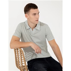 Светло -зеленый Polo Polo Yaka T -For -
