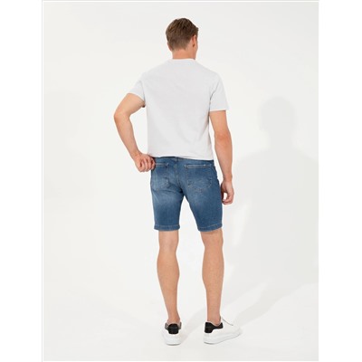 Индиго Slim Fit Jean Shorts