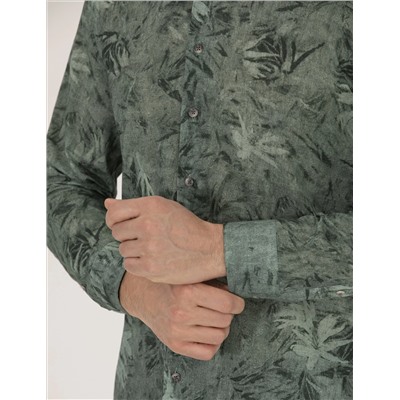 Haki Slim Fit рубашка с длинным рукавом