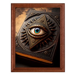 POSV-0308 Постер в рамке 17x23см Книга