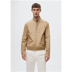 Chaqueta algodón cremallera -  Hombre | MANGO OUTLET España