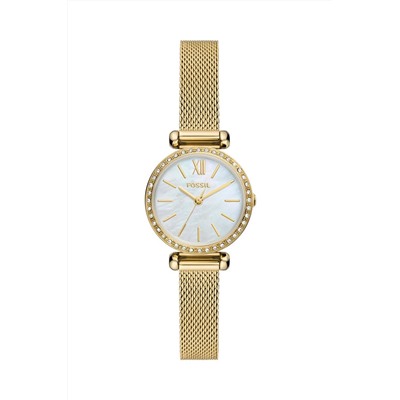 Reloj de cuarzo de acero - Dorado y blanco
