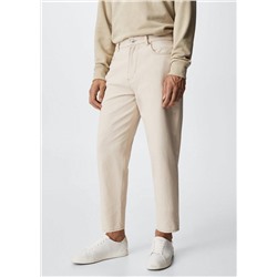 Jeans tapered loose cropped  -  Hombre | MANGO OUTLET España