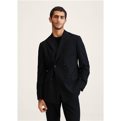 Americana traje slim fit cruzada -  Hombre | MANGO OUTLET España