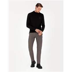 Brown Slim Fit Canvas Bloys