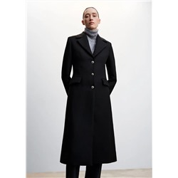 Abrigo botones metálicos -  Mujer | MANGO OUTLET España