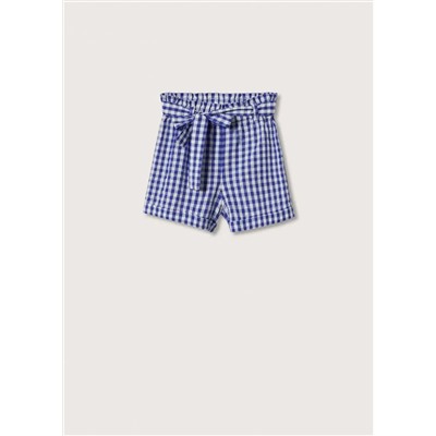 Short cuadros vichy -  Niña | MANGO OUTLET España