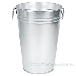 Вазон цинковый с ручками "Classic", 7 л, D 21.2  х  H 29 см