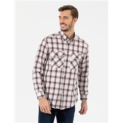 Bordeaux Comfort Fit рубашка с длинным рукавом