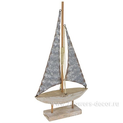 Фигура "Парусник" (дерево), 5х19хН38 см