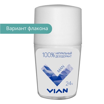 Дезодорант натуральный концентрированный VIAN "MAN", 50 мл