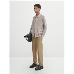 Pantalón chino cinturón relaxed fit
