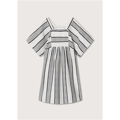 Vestido caftán rayas -  Niña | MANGO OUTLET España
