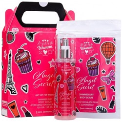 Подарочный набор для женщин Happy Women Angel Secret, мист для тела 150 мл + скраб для тела 150 г