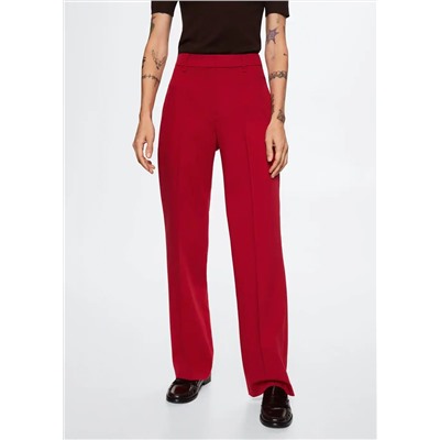 Pantalón recto traje -  Mujer | MANGO OUTLET España