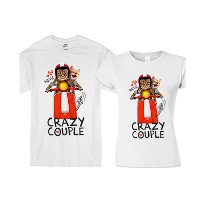 Футболка мужская "Crazy couple" сумасшедшая парочка SALE