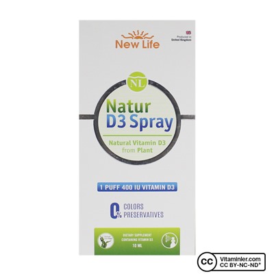 New Life Natur Spray D3 400 МЕ 10 мл