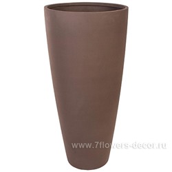 Кашпо файберстоун Nobilis Marco "Brown Vase", D46хH98 см