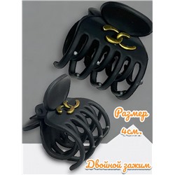 Заколка для волос "Краб" матовый каучук 1 шт КР27 тип 3