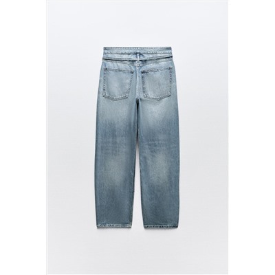 JEANS TRF TAILORED BALLOON TIRO MEDIO