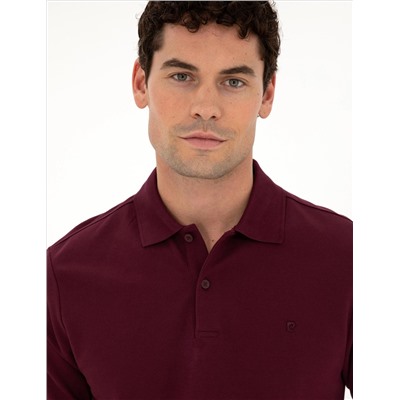 Bordeaux Slim Fit Basic Whothirt