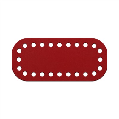 Дно для сумки мини 5 х 11 см. Red hot