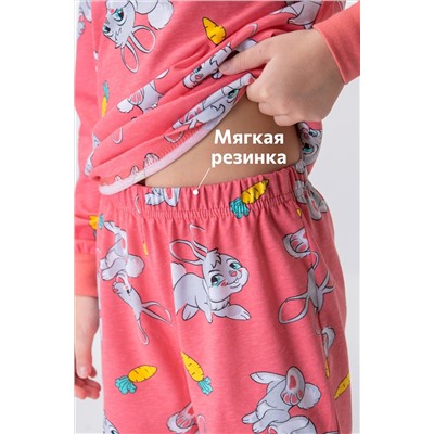 Хлопковая пижама для девочки Happyfox