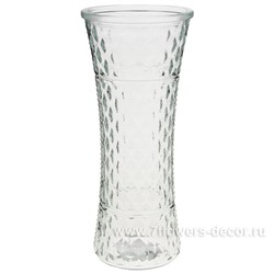 Ваза "Хрусталина 3" (стекло), D12xH30 см