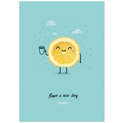 Записная книжка А5 64л. BG "Fresh day", матовая ламинация, блок-еженедельник, блок 80 гр/м2