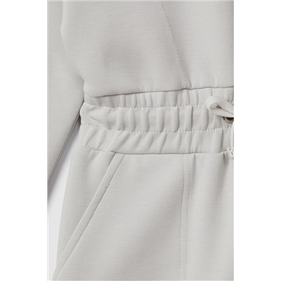 Reiss Rhonda Hybrid Jersey Hooded Dress