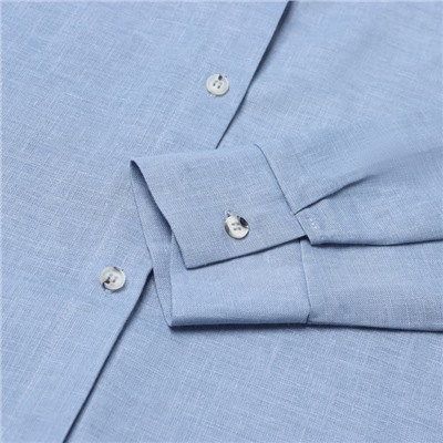 Блузка женская MINAKU: Casual Collection цвет голубой, размер 48