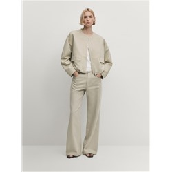 Pantalón fluído corte recto
