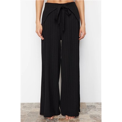 Black плюша пляжные брюки Tbess24pl00012
