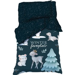 Постельное бельё "Этель" 1,5 сп "Winter fairytale" 143х215 см, 150х214 см, 50х70 см-1 штука, бязь, 100% хлопок