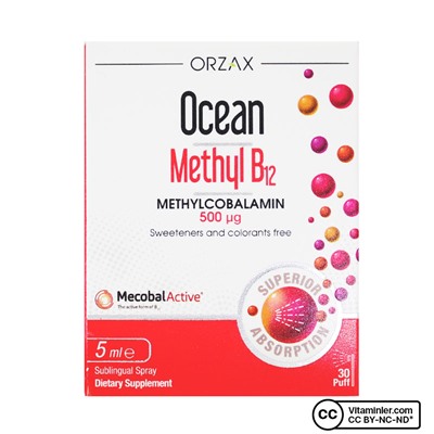 Ocean Methyl B12 500 мкг 5 мл спрей