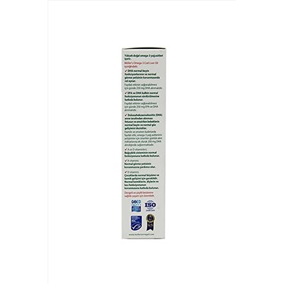 Möllers Omega 3 Balık Yağı Şurubu Limon Aromalı 250 Ml