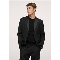 Americana traje solapas satinadas -  Hombre | MANGO OUTLET España