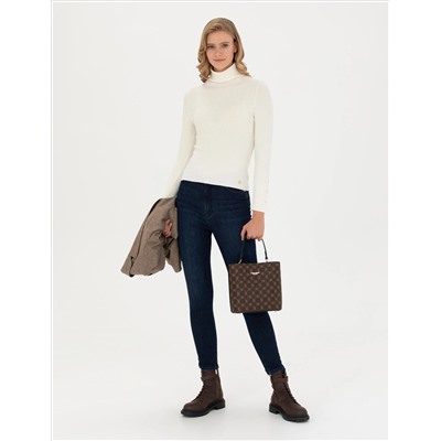 Ecru Ex. Slim Fit Fisherman воротник