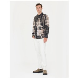 Ecru Slim Fit Jean Pants